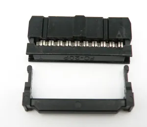 20C. I.D.C HEMBRA PARA CABLE PLANO, 2.54mm — imagen 1
