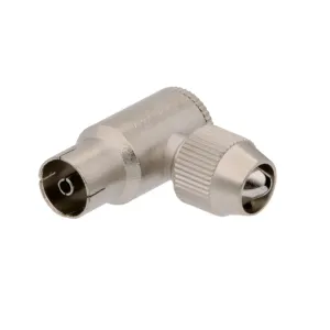 CONECTOR TV HEMBRA, METALICO — imagen 1