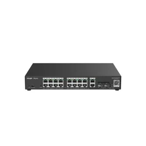 Reyee Switch PoE Cloud Gestionable - 16 PoE 802.3af/at + 2 SFP + 2 uplink RJ45 - Máximo 250W — imagen 1