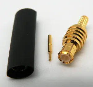 RG-174U, MCX MACHO CRIMPAR, DORADO — imagen 1
