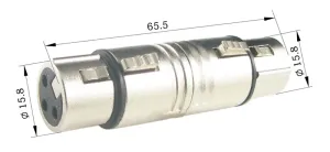 3p XLR Hembra a 3p XLR Hembra — imagen 2