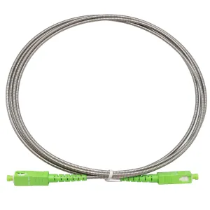 SC/APC-SC/APC Blindado LSZH Simplex Monomodo, 3m — imagen 1