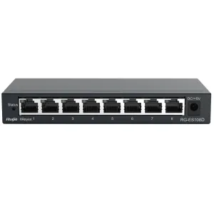 Reyee Switch Sobremesa - Carcasa Metal - 8 puertos RJ45 - Velocidad 100 Mbps — imagen 1