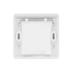 Carátula frontal con cepillo para caja de superficie 80x80mm | No incluye caja de superficie — imagen 7