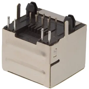 Base de RJ45 blindada para chasis 90º con LEDs — imagen 3
