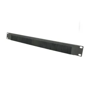 Organizador de Cables (Pasacables) con Cepillo, Sin Barra Inferior [1U 19"] — imagen 2