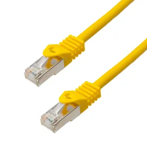 CAT6 SSTP(SFTP) Amarillo RJ45 MA.-MA., 3m LSZH — imagen 1