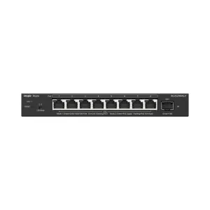 Reyee Switch PoE Cloud Capa 2 - 8 puertos PoE MultiGigabit+ 1 10Gbps SFP+ -  PoE 802.3af/at hasta 30w / Máximo 130W - Static LAG/DHCP Snoop/Port Mirror - VLAN/Port Isolation/PoE Watchdog - Enrackable — imagen 2