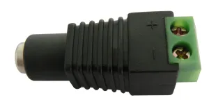 BASE ALIMENTACIÓN CON TORNILLOS, 5.5x2.1mm — imagen 1