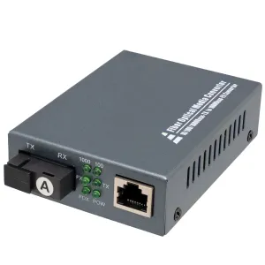 Convertidor Óptico a RJ45 para SC Simplex T1310nm R1550nm — imagen 1