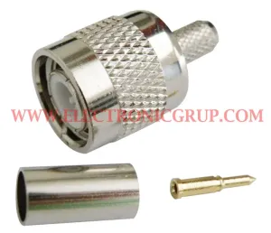 RG223, TNC Macho Crimpar, PTFE — imagen 1