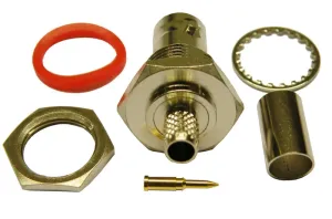 RG-59, BNC HEMBRA CHASIS CRIMPAR (TIPO ROSCA) — imagen 1