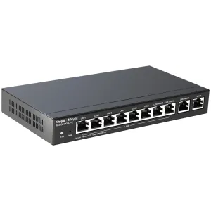 Reyee Router PoE Controlador Cloud - 9 Puertos GE LAN + 1 Puerto GE WAN - 8 Puertos PoE+ 802.3af/at / Hasta 110W en total - Admite hasta 4 WAN para failover o balanceo - Hasta 1500 Mbps de ancho de banda — imagen 3