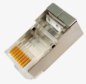 RJ45 Cat.5e FTP(BLINDADO) 8P8C 50U", PARA CABLE FLEXIBLE — imagen 1