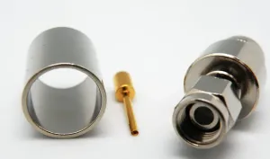 RG213 / LMR400, R/P SMA MACHO CRIMPAR — imagen 1