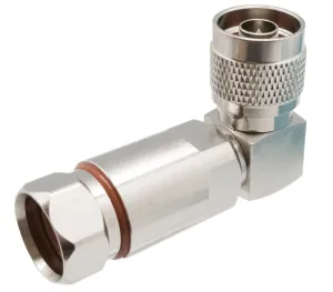 90º N Macho Soldar para 1/2" Superflexible Cable — imagen 1