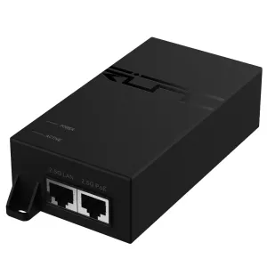 Ruijie - Inyector PoE++ 60W IEEE802.3bt - Puertos RJ45 2500 Mbps - Distancia máxima 100m — imagen 1