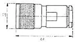 TWINAX MACHO (UG-421/BU), IBM 7362211 — imagen 2