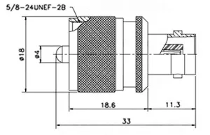 BNC HEMBRA- UHF MACHO — imagen 2
