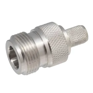 RG-6, N Hembra Crimpar, PTFE — imagen 1